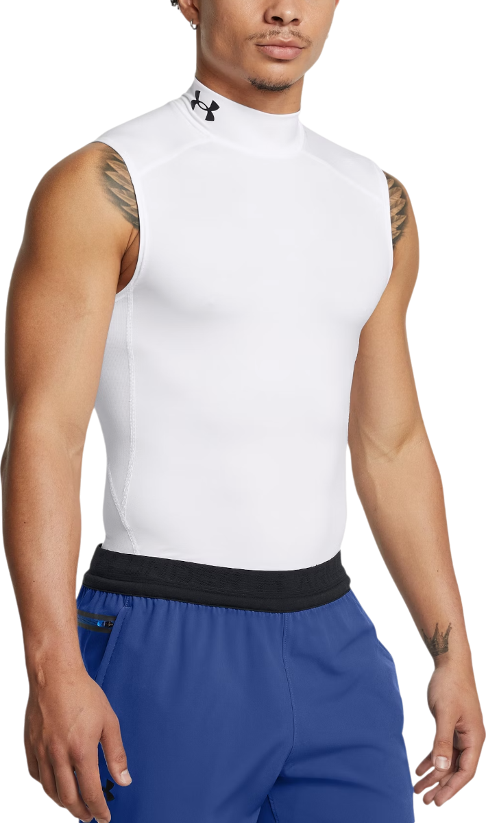 Tielko Under Armour Compression Mock Sleeveless Tank Top Biela | 1361521-100, 0