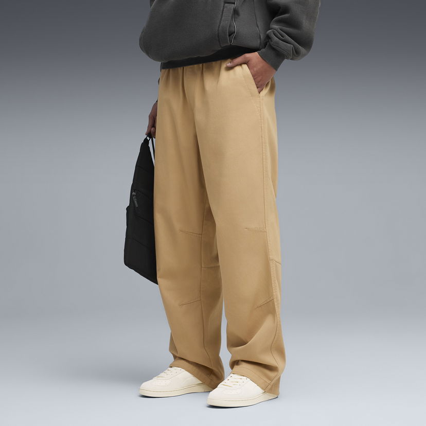 Nohavice Puma PUMA x REPRESENT Paneled Wide Leg Pants Béžová | 632545_94