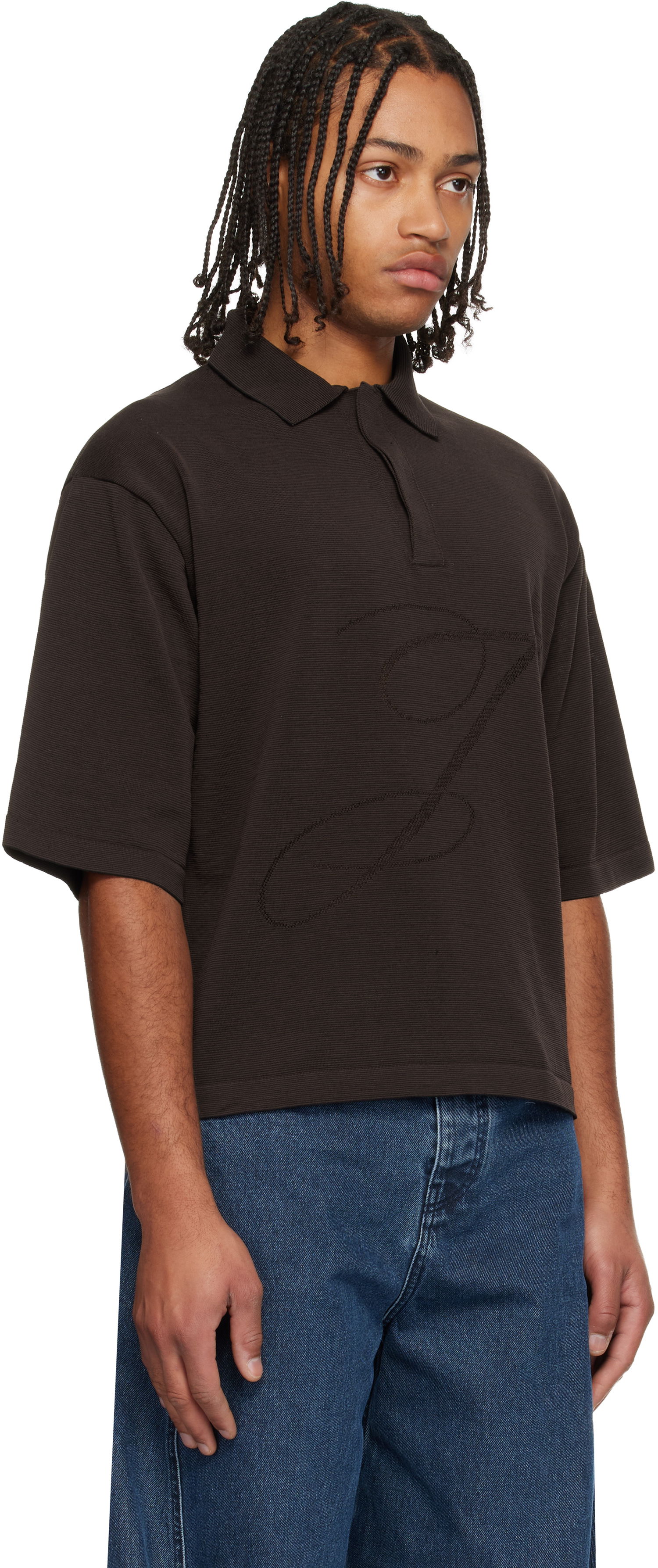 Polo tričko Jacquemus Lino Polo Hnedá | 25HPOM00602AK00263, 1