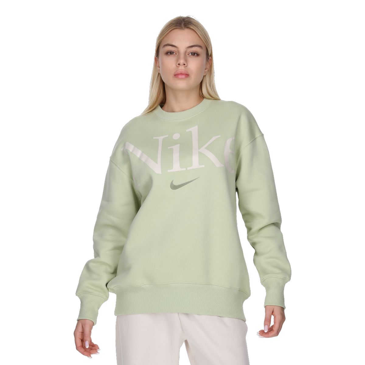 Mikina Nike Sportswear Phoenix Fleece Sweatshirt Zelené | FN3654-371, 0