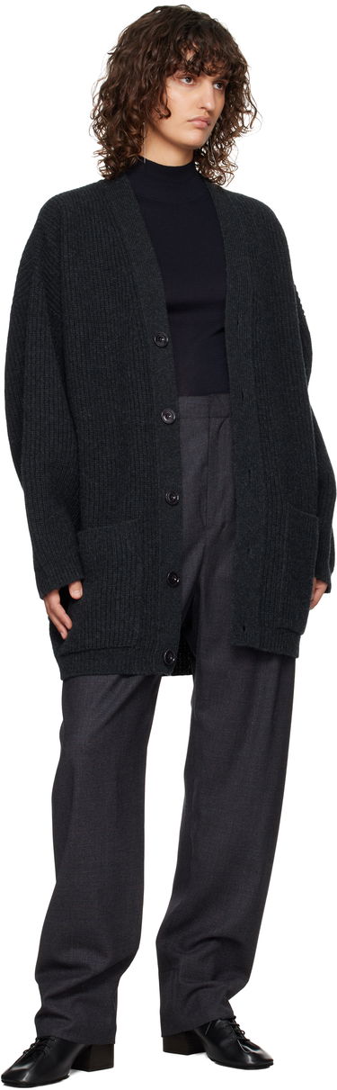 Nohavice LEMAIRE Pleated Tailored Trousers Navy | PA1093 LF1280, 3