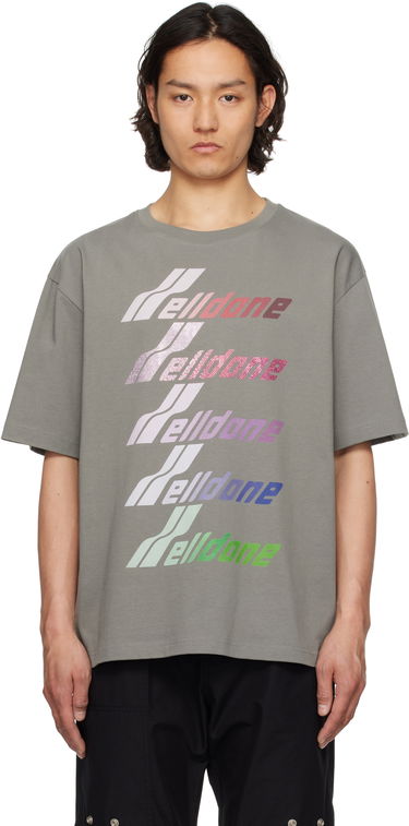 Tričko We11done We11done Multi-Logo T-Shirt Šedá | WD-TT1-25-764-U-GY, 0