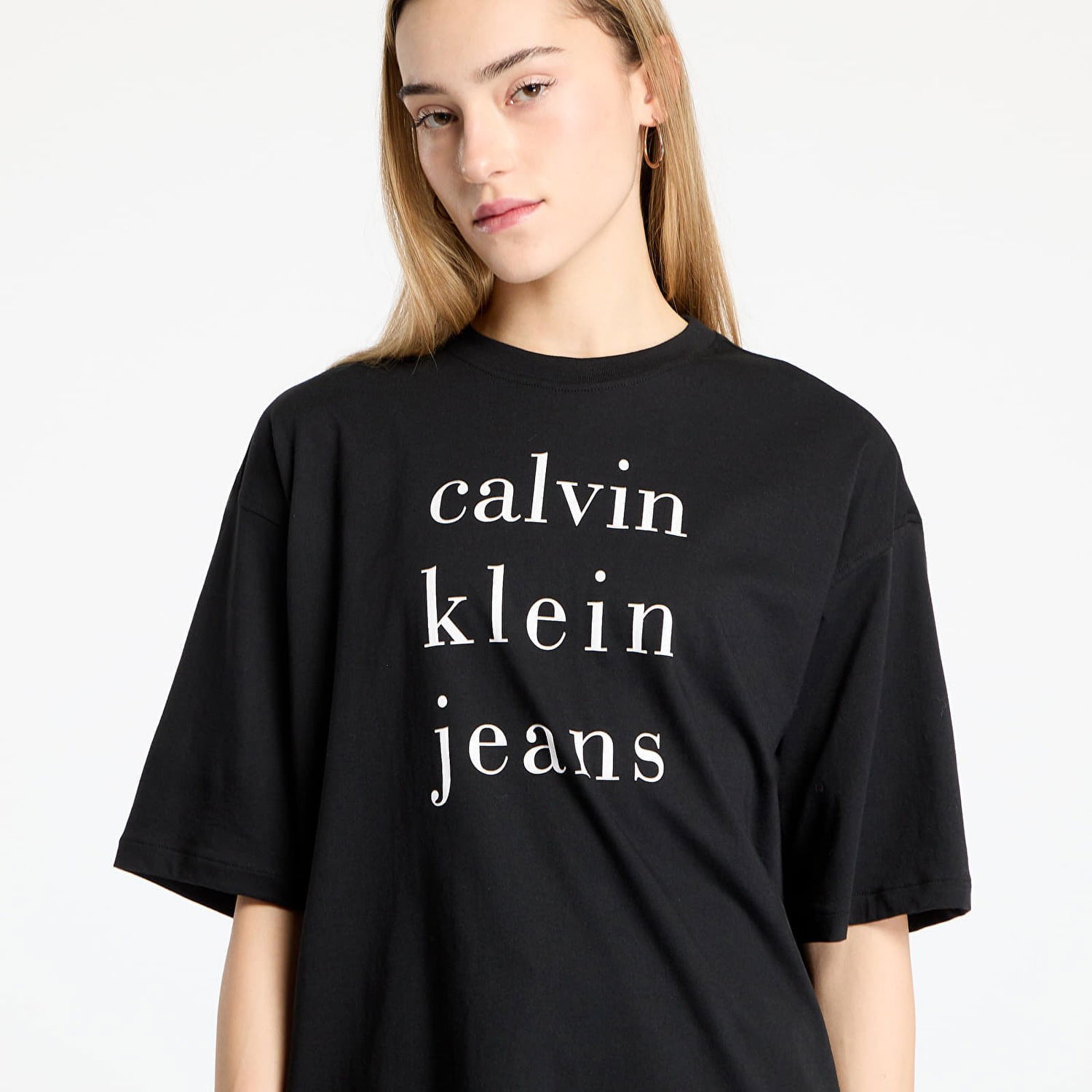 Tričko CALVIN KLEIN Calvin Klein Jeans Short Sleeve Logo Tee Čierna | LV047B827G UB1, 1