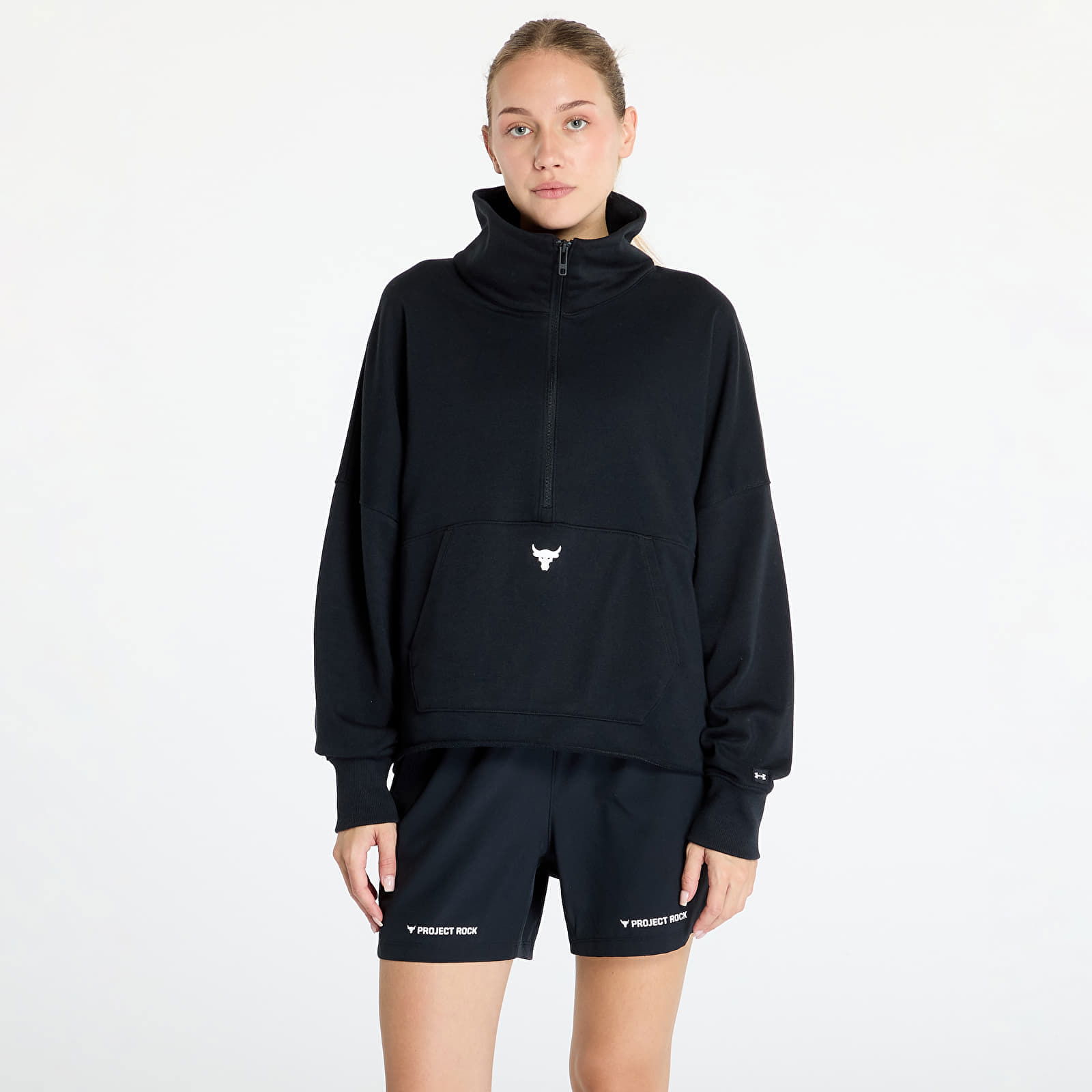 Project Rock Half Zip Pullover Black