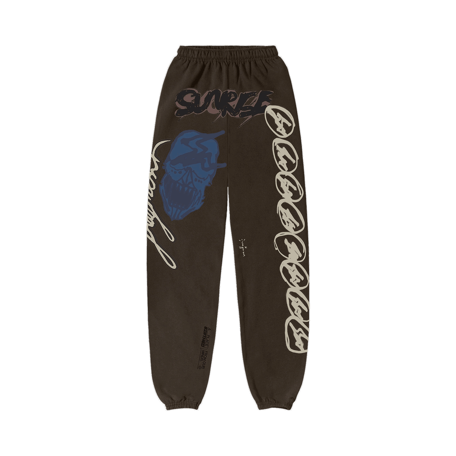 Tepláky Cactus Jack by Travis Scott Fragment x Sunrise Sweats Čierna | CJFM LP08 BROW, 0