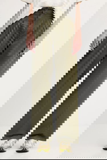 Nohavice Carhartt WIP Leola Pant Wide High Waist Zelené | I033147.4106, 0