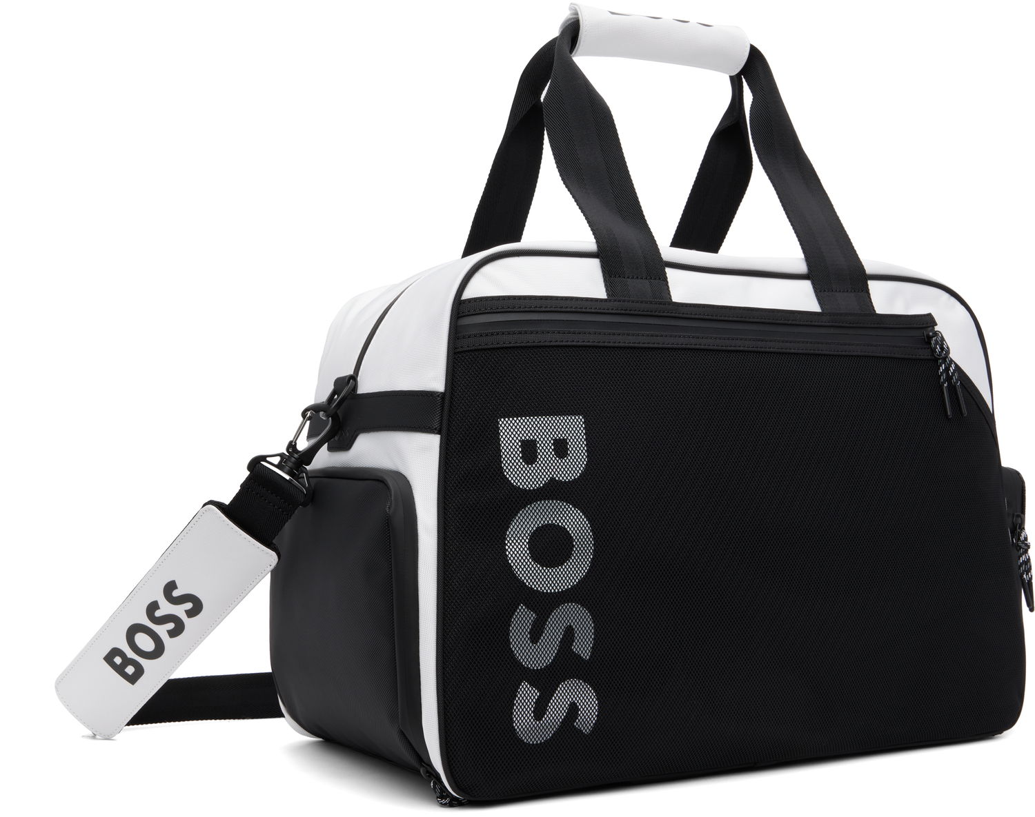 Cestovná taška BOSS BOSS Colour-Blocked Holdall Duffle Bag Čierna | 50548091, 1