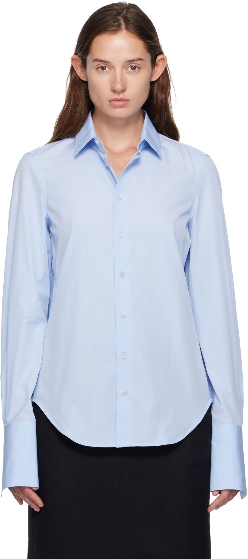 Košeľa WARDROBE.NYC WARDROBE.NYC Classic Shirt Modrá | W1135F25CO