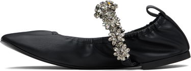 Tenisky a topánky Stella McCartney Stella McCartney Elsa Crystal Flowers Ballerina Flats Čierna | 810497W1IL0, 2