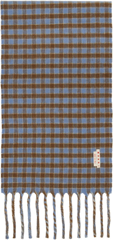 Šál Marni Double Check Logo Wool Mohair Scarf Rôznofarebný | SCMC0140Y0 UAW052, 3