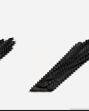 Rukavice Neighborhood Stitched Leather Gloves Čierna | 252DPNH-AC02 BLACK, 1