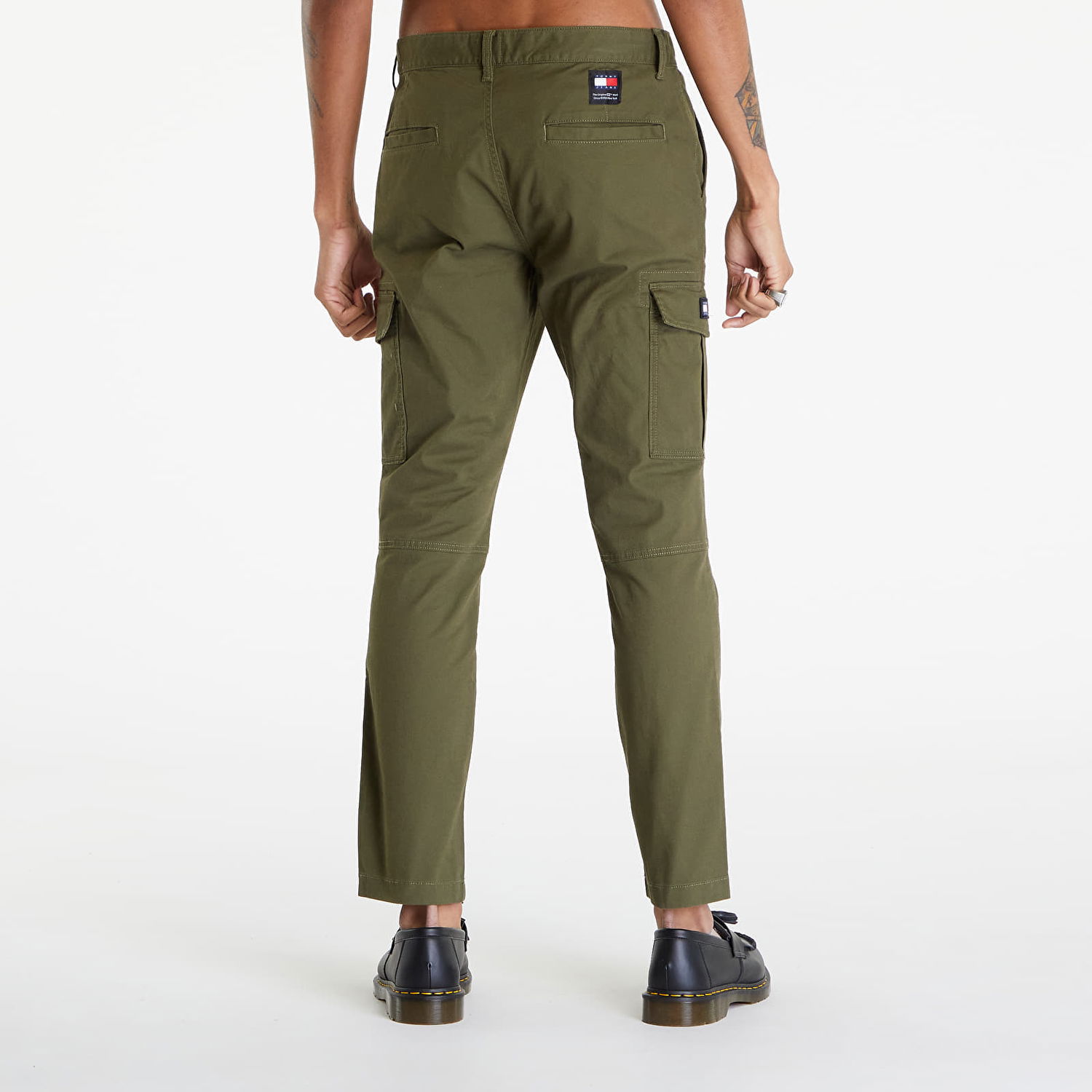 Cargo nohavice Tommy Hilfiger Drab Olive Green Zelené | DM0DM18940 MR1, 1