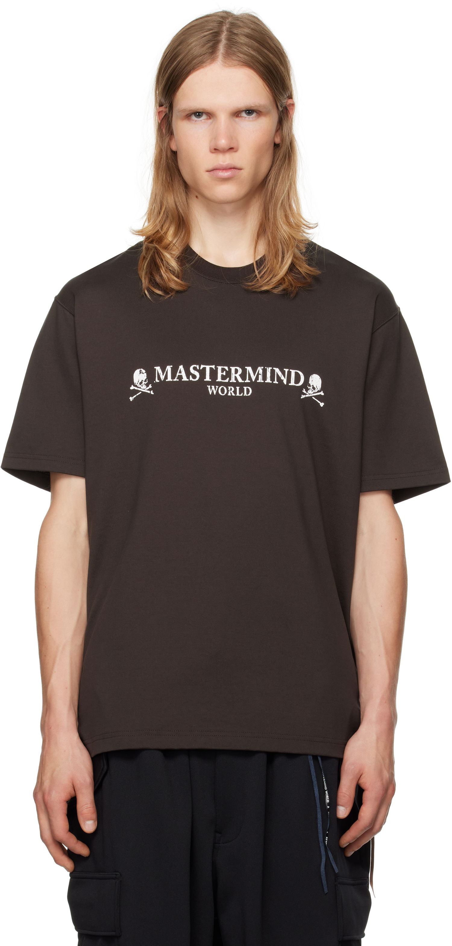 Tričko Mastermind WORLD Logo T-shirt Hnedá | MW24S13-TS039-010, 0