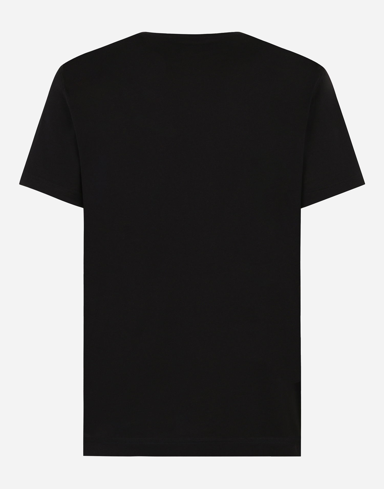 Tričko Dolce & Gabbana Short-sleeved T-shirt With Dg Embroidery Čierna | G8RN8ZG7M8XB0665, 1