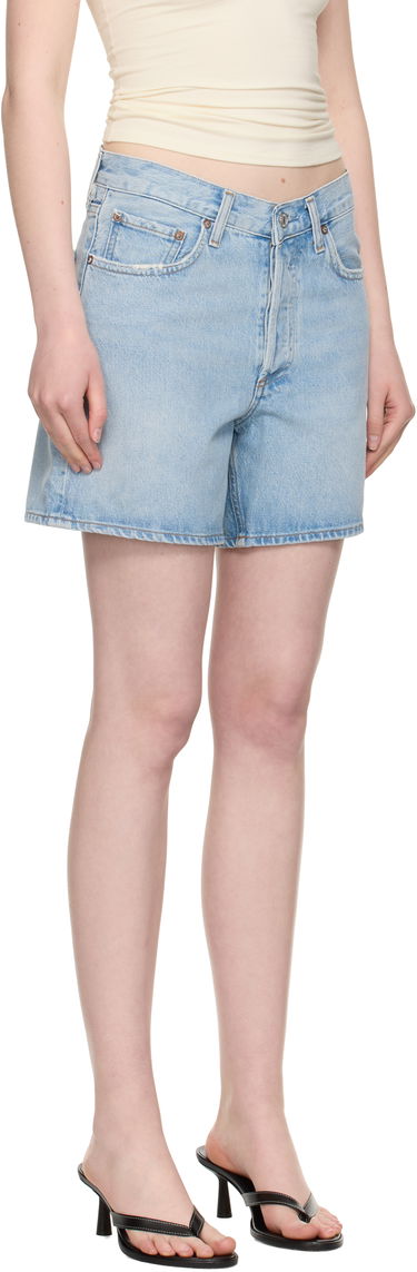 Šortky AGOLDE AGOLDE V-Waist Denim Shorts Modrá | A225-1535, 1