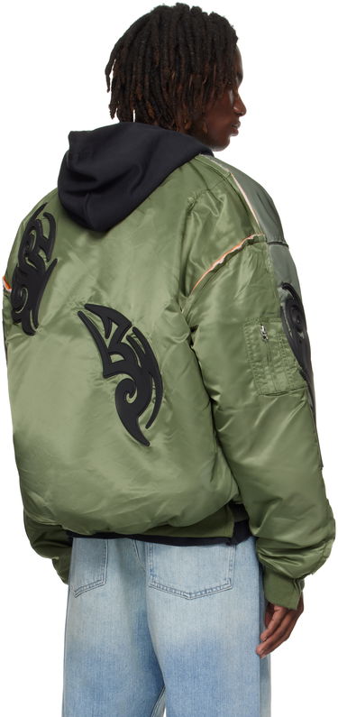 Bomber bunda VETEMENTS VETEMENTS x Alpha Industries Reworked Bomber Jacket Zelené | UH76BO890GG, 2