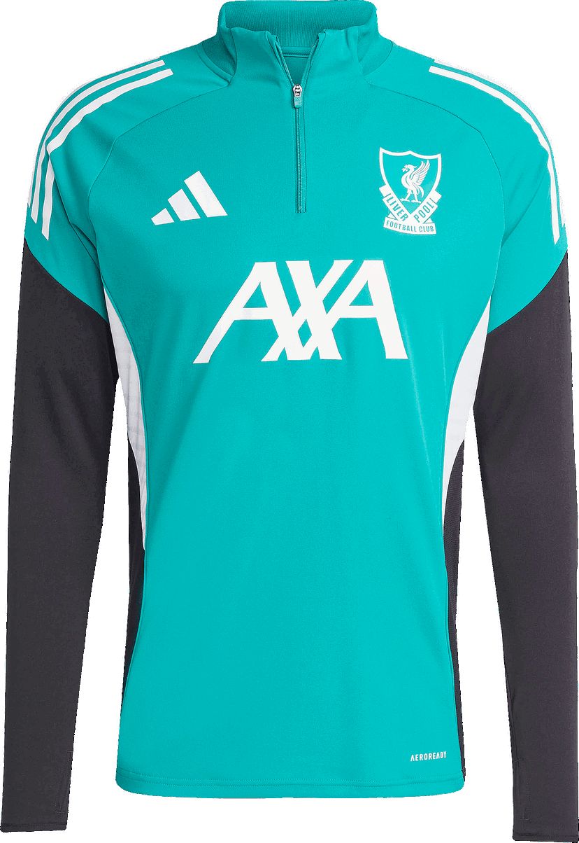 Dres adidas Originals Liverpool FC European Training Top 2025/26 Long Sleeve Tyrkysová | jv9004