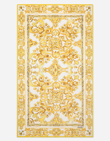 Šál Dolce & Gabbana Dolce & Gabbana Majolica Print Terry Beach Towel Žltá | LBJA21ON00ZH23TN, 1