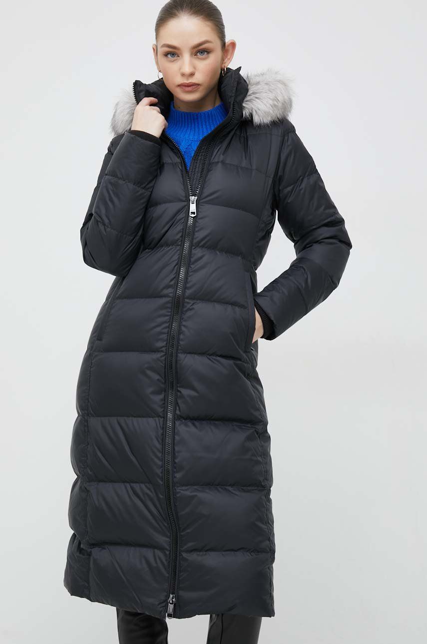 Prešívaná bunda Tommy Hilfiger Puffer Parka Čierna | WW0WW37488.9BYY, 0