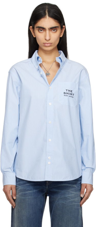 Košeľa Marc Jacobs Marc Jacobs 'The' Striped Shirt Modrá | 2S5RTP055W21, 0