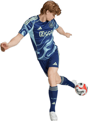 Dres adidas Performance Ajax Amsterdam 25/26 Away Jersey Modrá | JP1447, 4