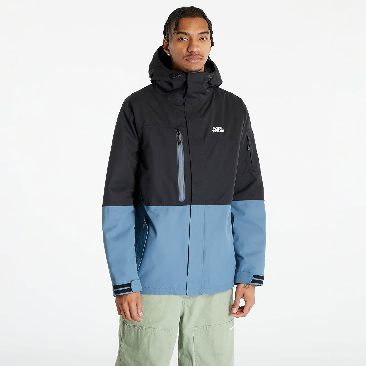 Bunda Horsefeathers Ripple Jacket Modrá | OM303H, 0