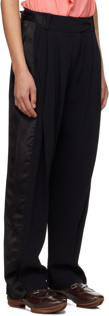Nohavice KIKO KOSTADINOV Kiko Kostadinov Cauda Pleated Trousers Čierna | KKWSS25T02-4, 1