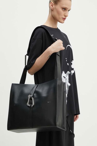 Taška cez rameno HELIOT EMIL Leather Shoulder Bag Čierna | HE.15.44.L03.BLK01, 6