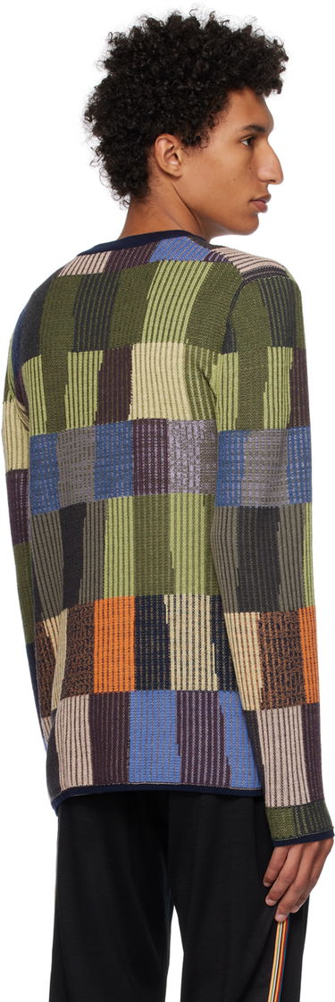 Sveter Paul Smith Paul Smith Patchwork Crewneck Sweater Rôznofarebný | M1R-267Y-L02084, 2