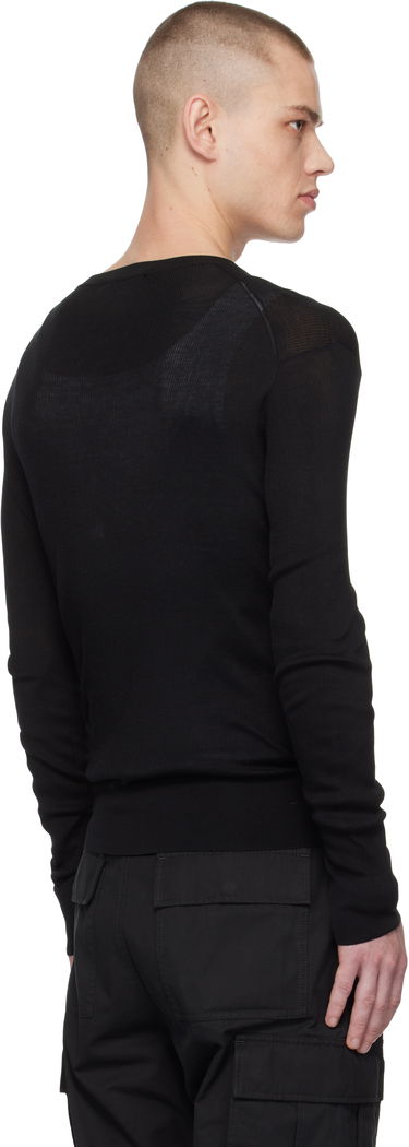 Tričko Tom Ford Tom Ford Four-Button Henley Čierna | KYL023-YMS081F24, 2