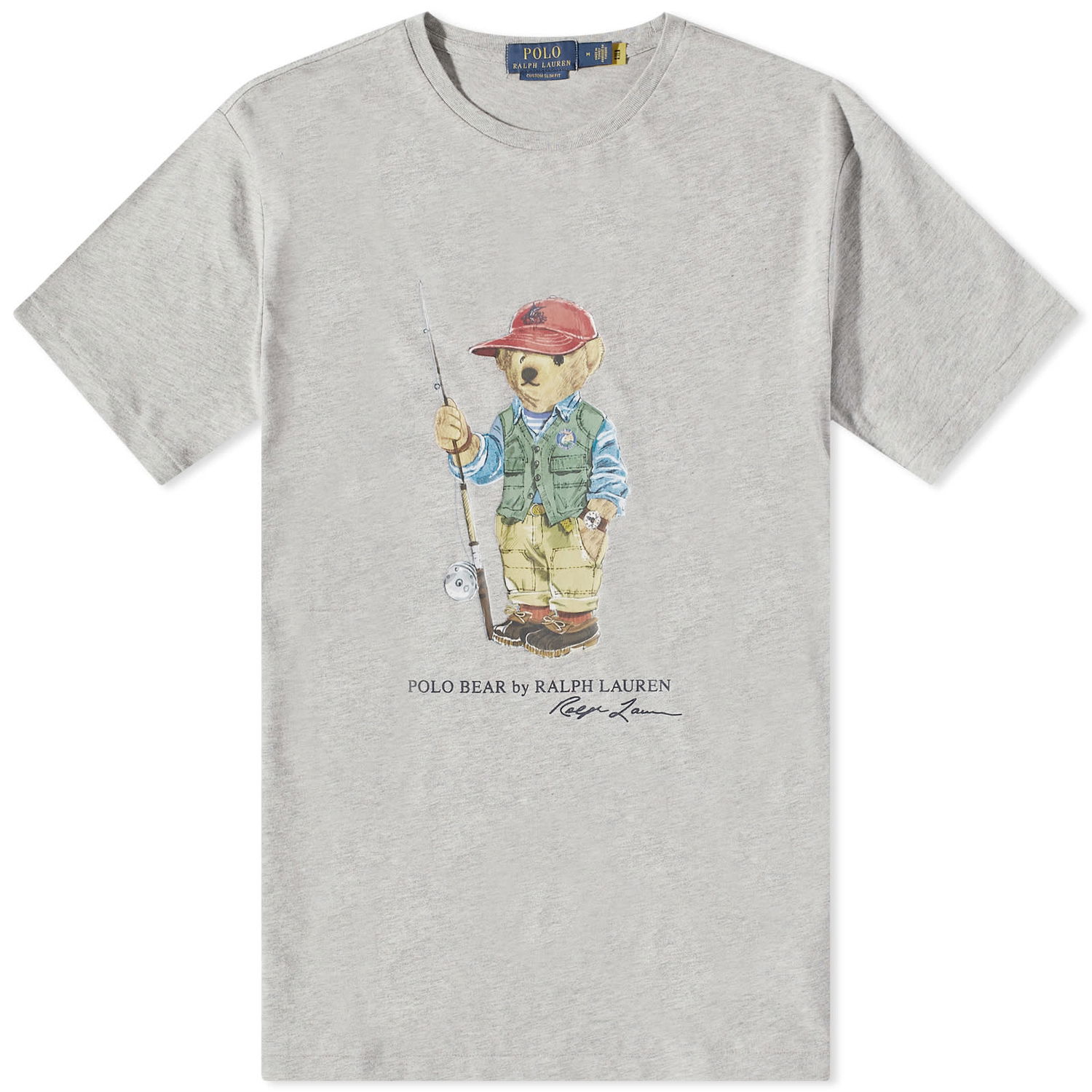 Tričko Polo by Ralph Lauren Fishing Bear Tee Šedá | 710853310019, 0