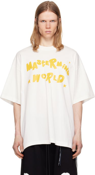 Tričko Mastermind WORLD Mastermind World Oversized Stay T-Shirt Biela | MW25S14-TS052-022, 0