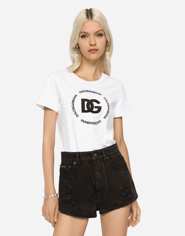 Tričko Dolce & Gabbana Tshirt Manica Corta Biela | F8T00ZHU7H8W0800, 2
