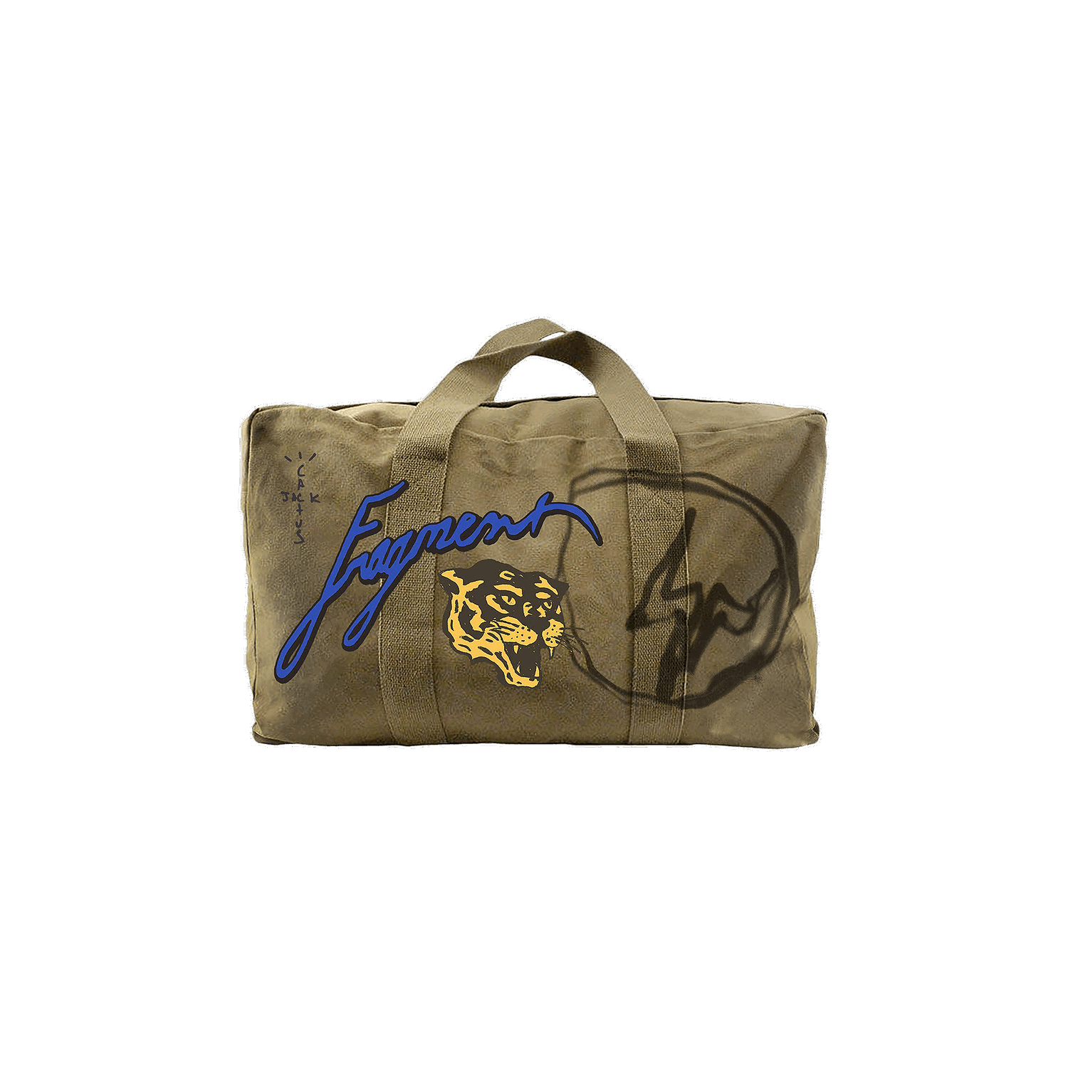 Cestovná taška Cactus Jack by Travis Scott Fragment x Icons Duffle Zelené | CJFR AB17 OLIV, 0