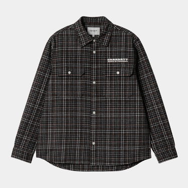 Košeľa Carhartt WIP Carhartt WIP Runaway Millett Long Sleeve Shirt Hnedá | I034383_4, 3