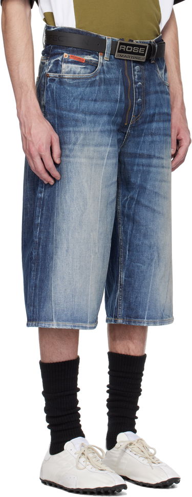 Šortky Martine Rose Martine Rose Zip Denim Shorts Modrá | 247WD07515, 4