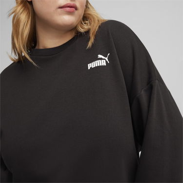 Sveter Puma Relaxed Small Logo Crew Sweatshirt Čierna | 678742-01, 5
