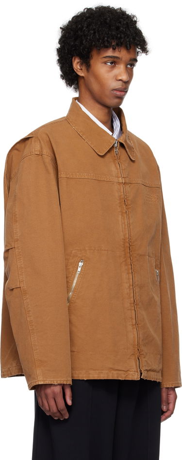 Bunda Maison Margiela MM6 Maison Margiela Canvas Jacket Hnedá | SH0AM0048 M35249, 4