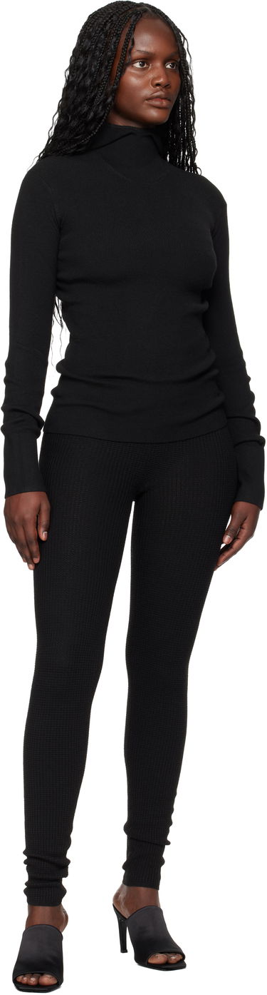 Sveter Fear of God Holiday Rib Long Sleeve Turtleneck Top Čierna | 192HO259231FW, 3