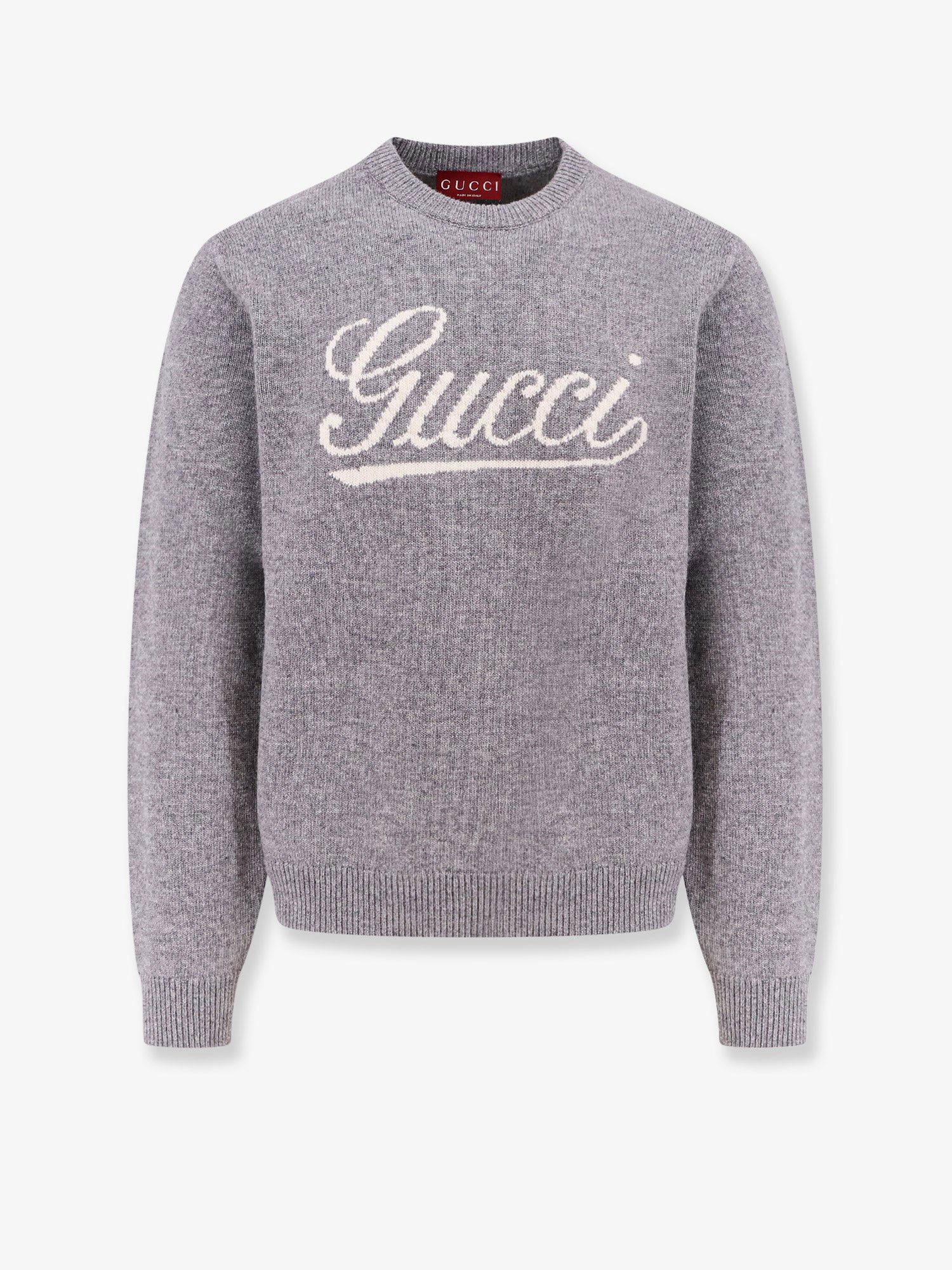 Sveter Gucci Sweater With Logo Print Šedá | 795347XKD741423, 0
