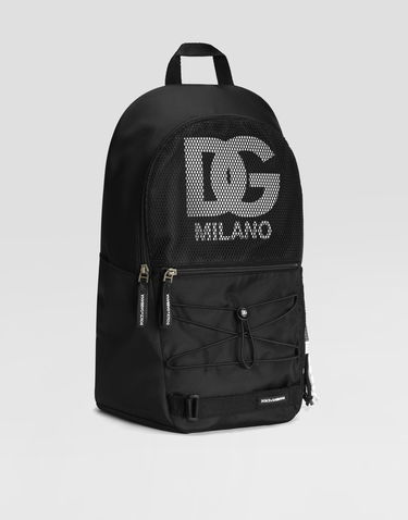 Batoh Dolce & Gabbana Nylon Mesh Logo Backpack Čierna | EM0144AM4768B939, 1