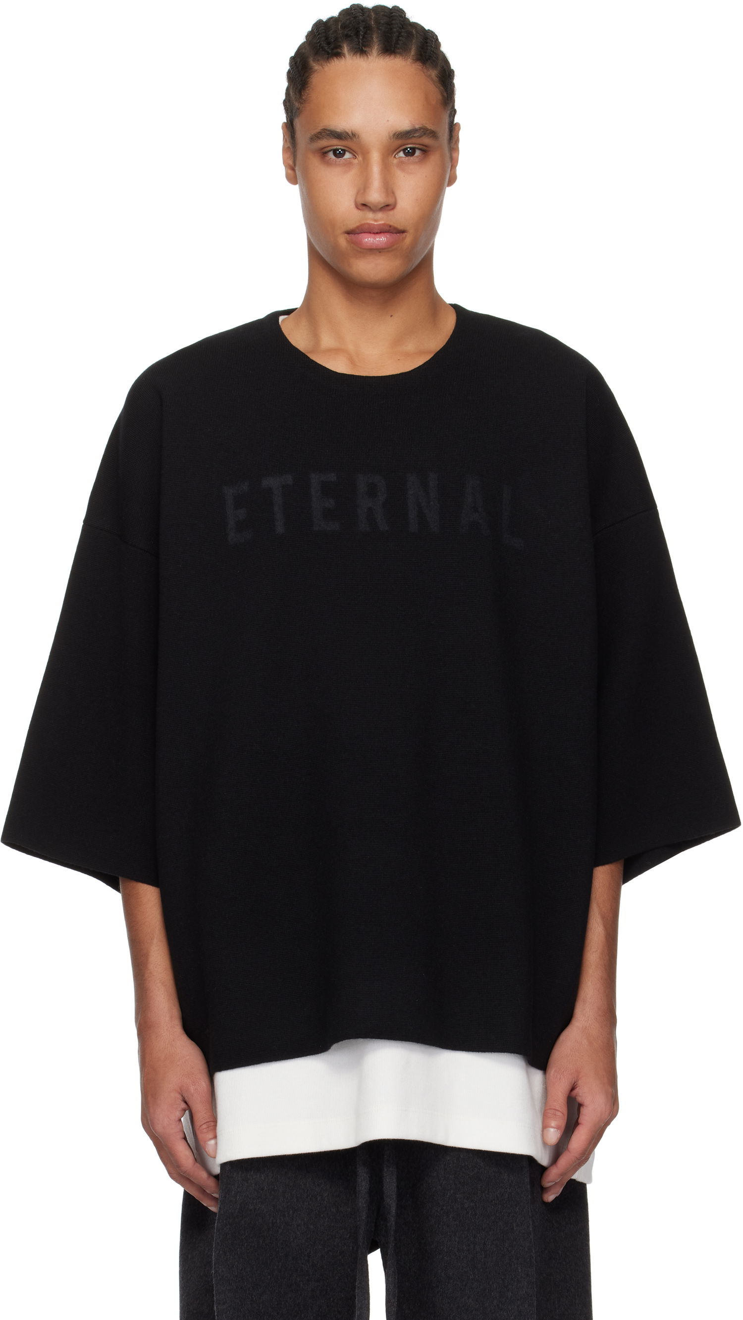 Sveter Fear of God Fear of God 'Eternal' Knit Sweater Čierna | FGE220-20021LAW, 0