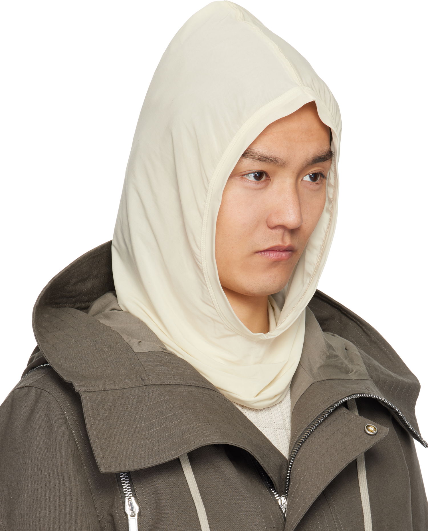 Parka Rick Owens Rick Owens Hollywood Jera Hood Béžová | RR01E5435 BZ, 1