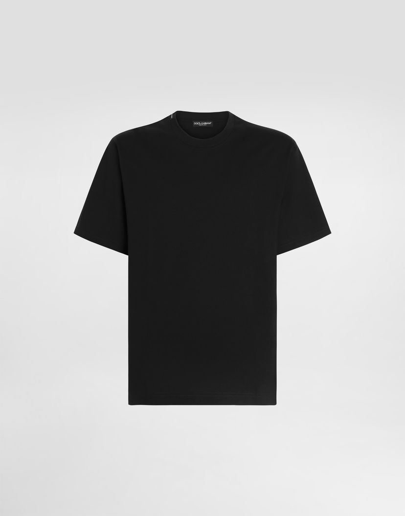 Tričko Dolce & Gabbana Cotton T-shirt Čierna | G8PN9THU7SDN0000