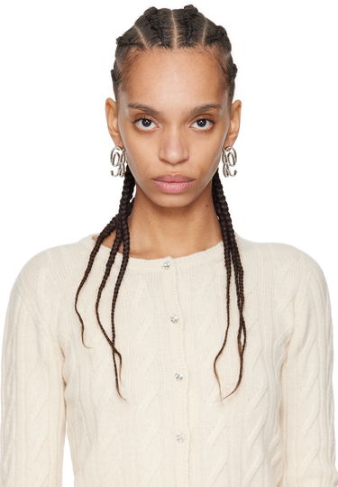 Spona Blumarine Blumarine 'B' Crystal Earrings Metalická | P522W315A, 2
