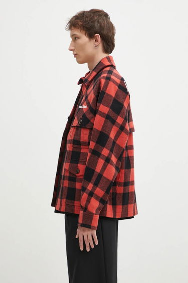 Košeľa Human Made Oversize Wool Hunting Jacket Červená | HM28JK031, 1