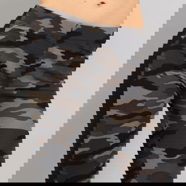 Nohavice a džínsy Urban Classics Ladies Camo Stripe Leggings Šedá | TB1530 Grey, 3
