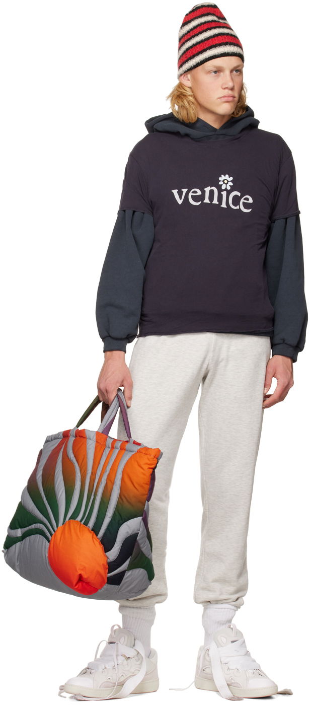 Sunset Puffer Tote Bag
