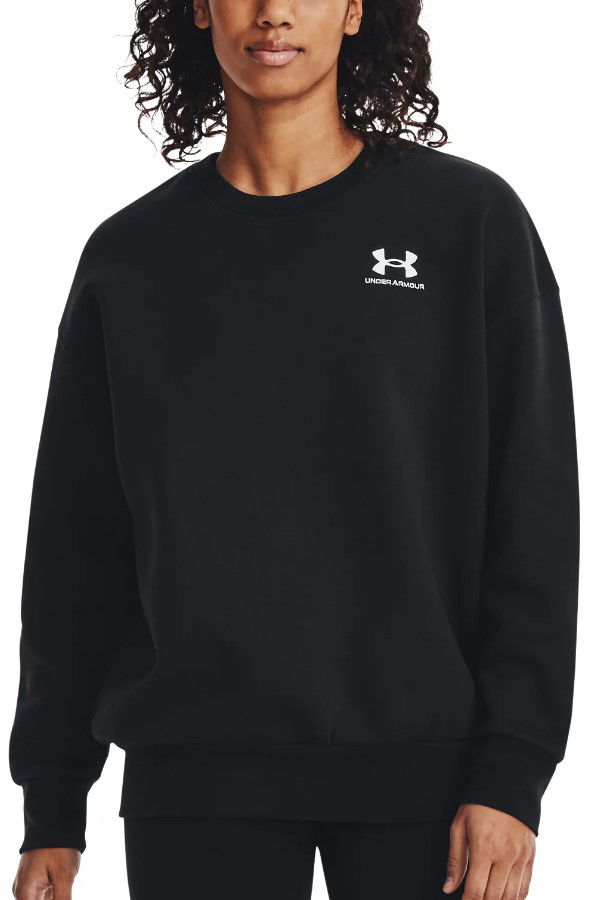 Mikina Under Armour Essential Fleece Oversized Crewneck Čierna | 1379475-001, 0