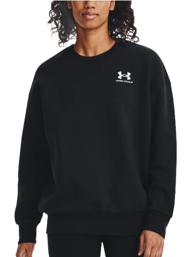 Mikina Under Armour Essential Fleece Oversized Crewneck Čierna | 1379475-001